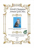 W.CH.ARMANI GOLD ALEX  SFS71ns22